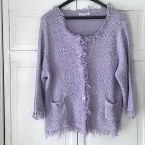 Roz & Ali 1X cardigan sweater